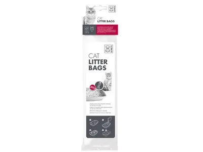 Pungi igienice pentru pisici M-PETS, 45x55 cm - 5 buc