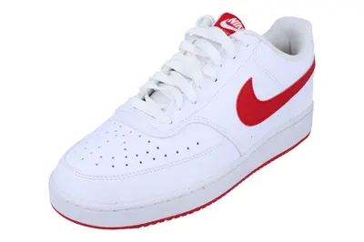 Adidași Nike Court Vision Low NN 101 alb roșu universitar
