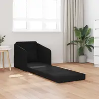 vidaXL Pat canapea Negru 65 x 80 x 83 cm țesătură