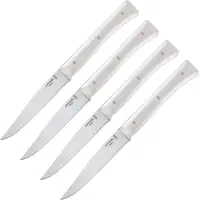 Set de cuțite Opinel Facette - Alb, 4 buc