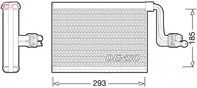 Evaporator aer conditionat potrivit BMW 1 (E81), 1 (E82), 1 (E87), 1 (E88), 3 (E90), 3 (E91), 3 (E92), 3 (E93), X1 (E84), X3 (F25) 1.6-4.4 06.04-08.17
