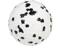 Minge din cauciuc pentru caini, BLOOM M-PETS, 7cm, alb si negru