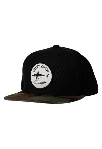 Sapca Bruce - acril-lana - negru camuflaj