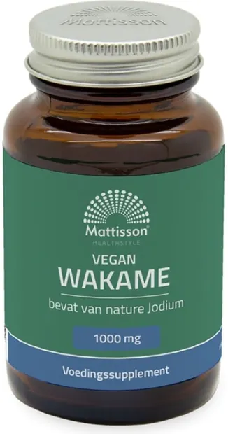 Vegan Wakame, 500 mg, 60 capsule, Mattisson Healthstyle