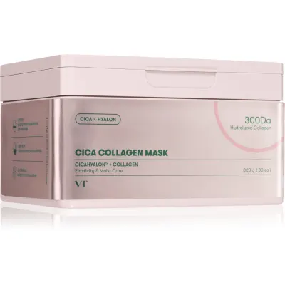 VT Cosmetics Cica Collagen Mask mască textilă nutritivă cu efect de întărire 30 buc
