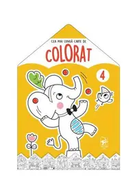 Elefantul. Cea mai lungă carte de colorat - Paperback brosat - ***