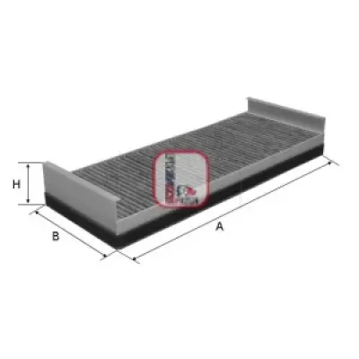 Filtru, aer habitaclu SOFIMA S 4177 CA