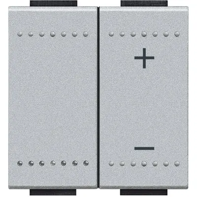 Variator universal cu comanda tactila Bticino Living Light NT4411N, argintiu