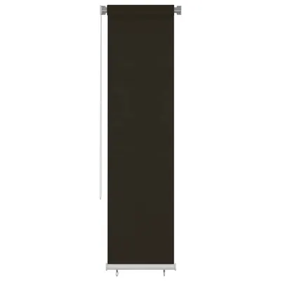 vidaXL Jaluzea tip rulou de exterior, 65 (l) x 230 (î) cm, maro, HDPE