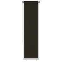 vidaXL Jaluzea tip rulou de exterior, 65 (l) x 230 (î) cm, maro, HDPE
