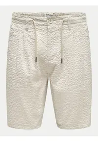 Pantaloni scurti barbati Sons - 22028301 - Bumbac - Bej - Bej