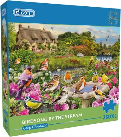 Puzzle Gibsons din 250 XL piese - Cântecul păsărilor de lângă pârâu