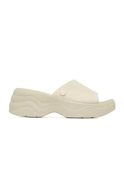 Papuci dama Skyline Slide 2081822Y2 - Sintetic - Crem