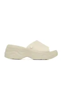 Papuci dama Skyline Slide 2081822Y2 - Sintetic - Crem -