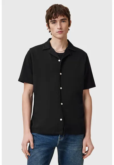 Camasa relaxed fit Hudson - Negru
