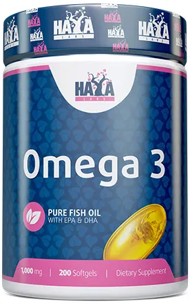 Omega 3, 1000 mg, 200 capsule, Haya Labs