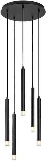 Candelabru Rabalux - Ramira 72360, G9, 5x max 5W, negru
