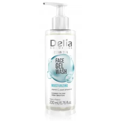 Gel Curatare Fata Hidratant Delia Clean Skin, 200 ml