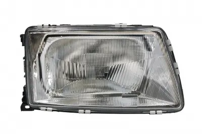 Far dreapta H4, manual, fara motoras, culoare insert: cromat potrivit AUDI 100 C3, 200 C3 01.82-12.90