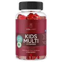 Multivitamine Kids cu aroma de capsuni, 60 jeleuri, Vitayummy