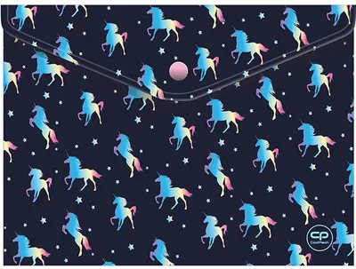 Mapă cu capsă Cool Pack Blue Unicorn – A4