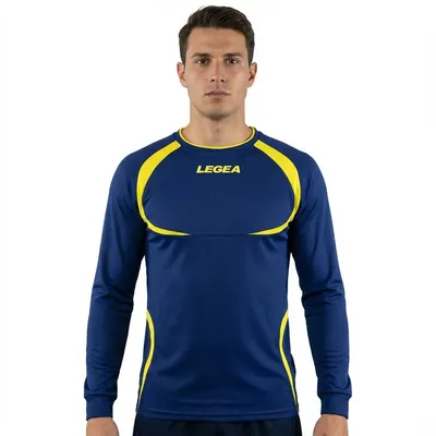 Femei Running Tricou Traspirant Albastru-Galben Taipei ML