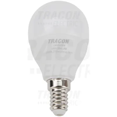 Sursa de lumina LED, formasferica, cu LED SAMSUNG LMGS458W 230V,50Hz,8W,3000K,E14,570lm,180°,G45,SAMSUNG chip,EEI=A+