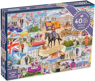 Puzzle Gibsons din 40 XXL de piese - Marea Britanie