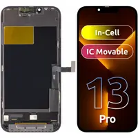 Display cu Touchscreen ZY pentru Apple iPhone 13 Pro, cu Rama, Versiune LCD In-Cell IC Movable, Negru