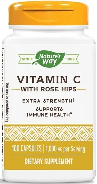 Vitamin C with Rose Hips, 100 capsule, Nature's Way