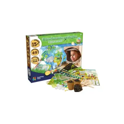 Joc Hashtag Toys STEAM - Experimente ecologice, fara plastic, lb. romana, +6 ani