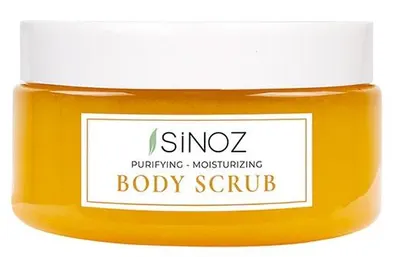 Sinoz Scrub exfoliant și hidratant pentru corp Gold Aura, 250 ml
