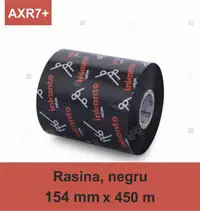 Ribon ARMOR Inkanto AXR7+, rasina (resin), negru, 154mmx450M, OUT