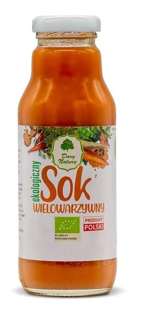 Suc bio de legume, 270 ml, Dary Natury