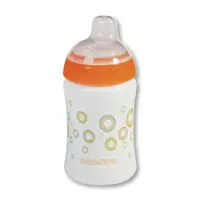 Baby Nova cană de antrenament cu supapă de oprire - 285 ml, portocalie