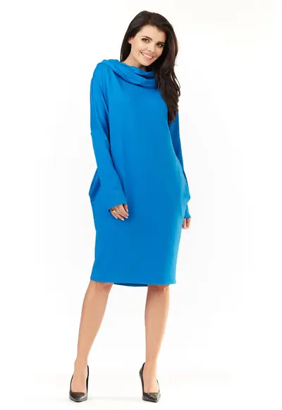 Rochie dama Poliester - M152 - Albastru