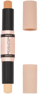 Makeup Revolution Contur și iluminator tip stick, Light, 2 x 4.3 g