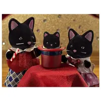 Set 4 figurine - Familia pisicutelor negre