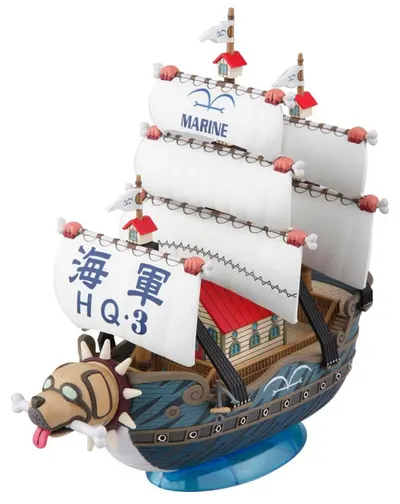 Model de asamblat Bandai Animation: One Piece - Garp's Warship (Grand Ship Collection), 15 cm