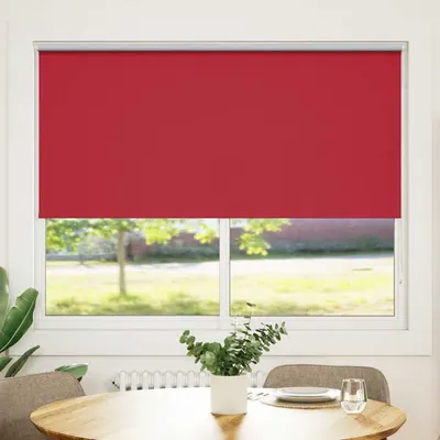 vidaXL Jaluzea opacă 164,4x175 cm, lățime material 160 cm, roșu