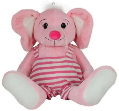 Jucărie de pluș Amek Toys - Șoricel roz, 38 cm
