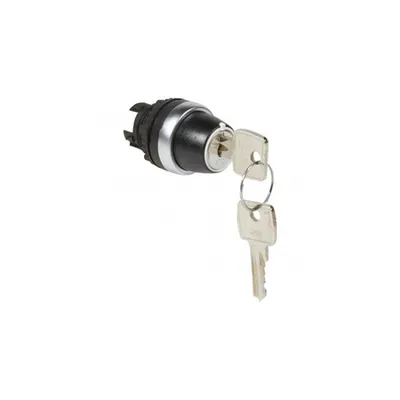 Osmoz non illuminated key selector switch - 2 stay-put positions 45°