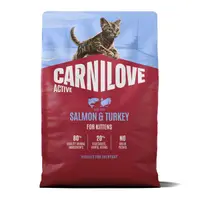 Carnilove Active Cat Dry Salmon & Turkey Kittens All Breeds 2 kg