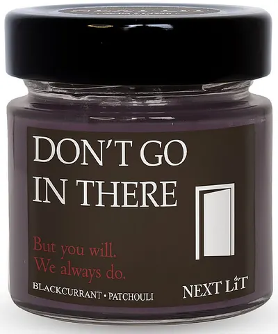 Lumânare parfumată Next Lit Burning Tropes - Don’t Go in There, 100 g