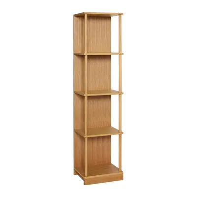 Etajeră în culoare naturală cu aspect de lemn de stejar 45x180x37 cm Noblesse – Hübsch