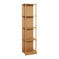 Etajeră în culoare naturală cu aspect de lemn de stejar 45x180x37 cm Noblesse – Hübsch