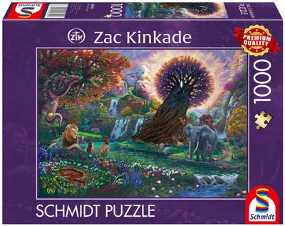 Puzzle Schmidt din 1000 piese - Grădina Edenului
