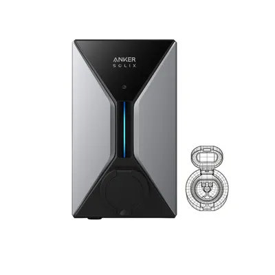 Anker SOLIX V1 SOCKET Wallbox EV 7,4 kW cu obturator aplicație