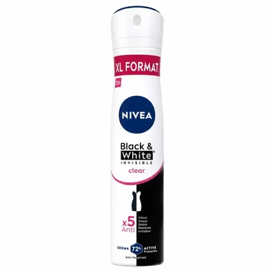 Deodorant Spray Invisible Black & White Clear Nivea Deo 200ml