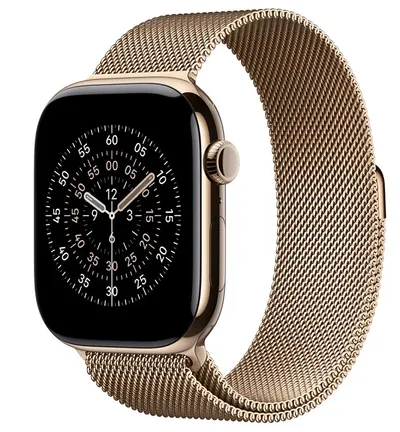 Curea Apple - Milanese Loop, Apple Watch, 46 mm, S/M, Gold